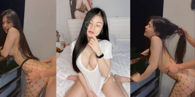 เย็ดคนดังในโอนลี่แฟน น้องแอมชุดตาข่าย ขึ้นขย่มให้แฟนบนเก้าอี้