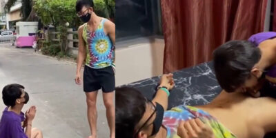 ชายแท้ยากจน ยอมอมควยแลกเงิน หนังโป๊เกย์ไทย