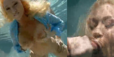 เย็ดกับนางเงือกน้อย ซอยหีกันคาน้ำ น้ำกามแตกเต็มปาก